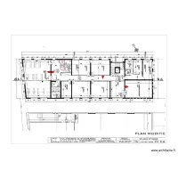 Plan de Recollage Sir&egrave;ne et flash R+11