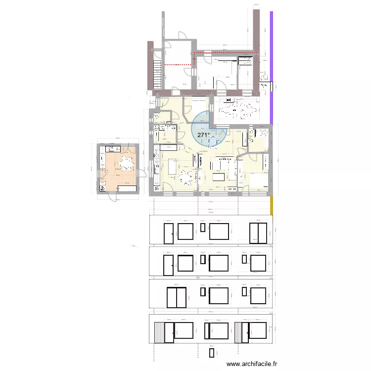 BSC plain pied 2ch. Plan de BSC plain pied 2ch. Plan de