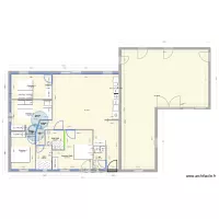 Pontacq new et garage actuel sans toit