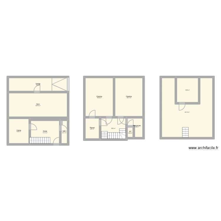 Karim. Plan de 13 pièces et 162 m2