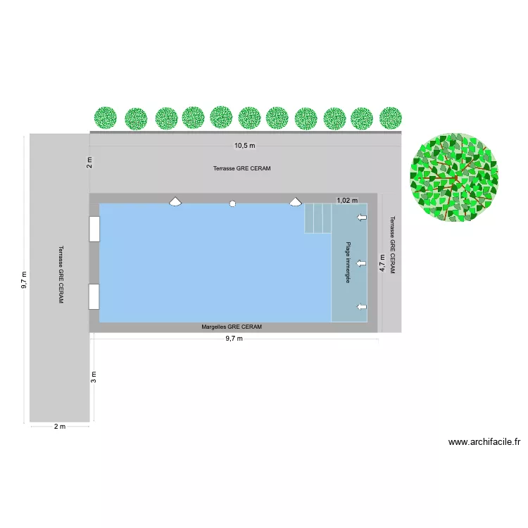 Projet Burlion. Plan de 