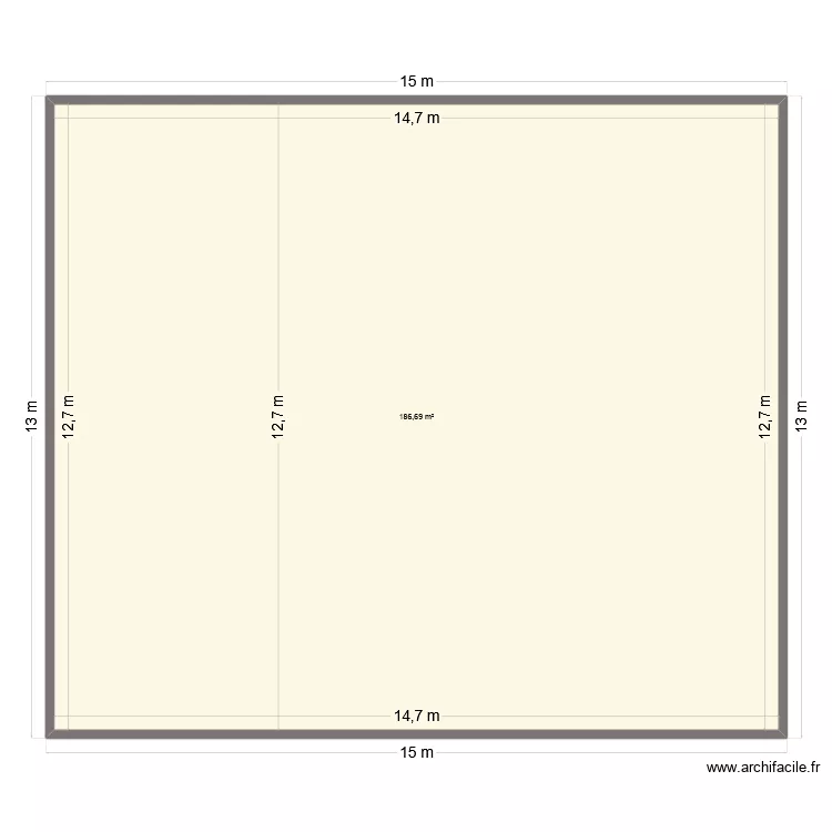 entrainement. Plan de 1 et 187 m² entrainement. Plan de 1 et 187 m²