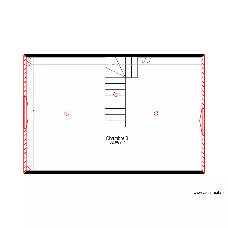 EL BALI R+2  PRO. Plan de 1  et 32 m²