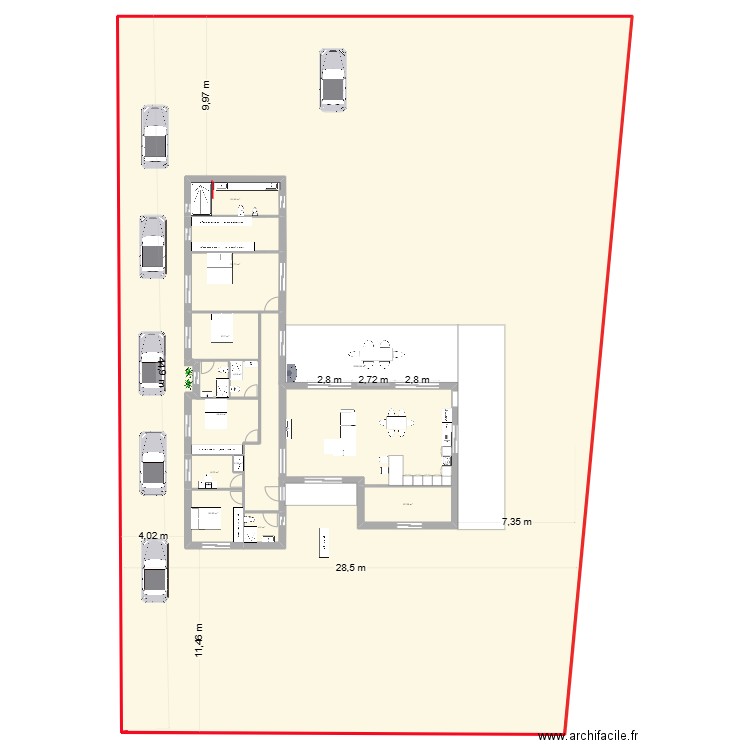 planta  cernache 1. Plan de 11 pièces et 1467 m2