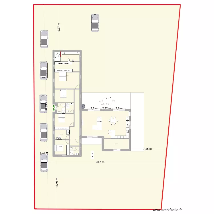 planta  cernache 1. Plan de 