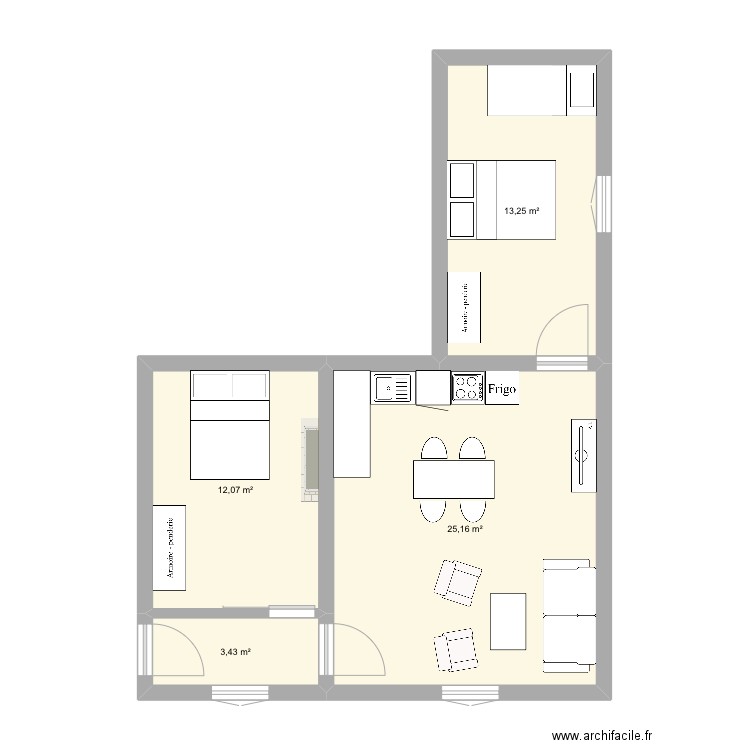 Les Rousses 2. Plan de 0 pièce et 0 m2