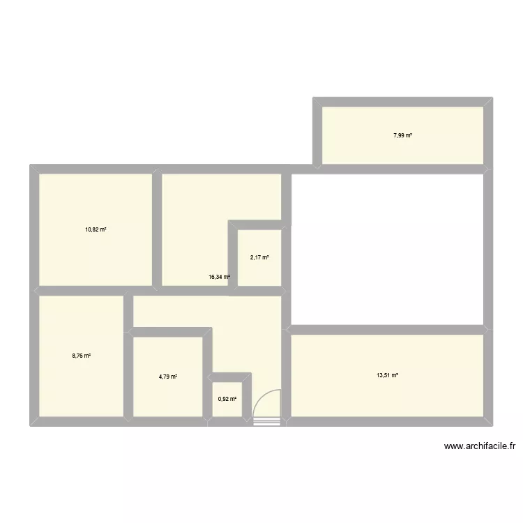 Nana. Plan de 8 et 65 m² Nana. Plan de 8 et 65 m²