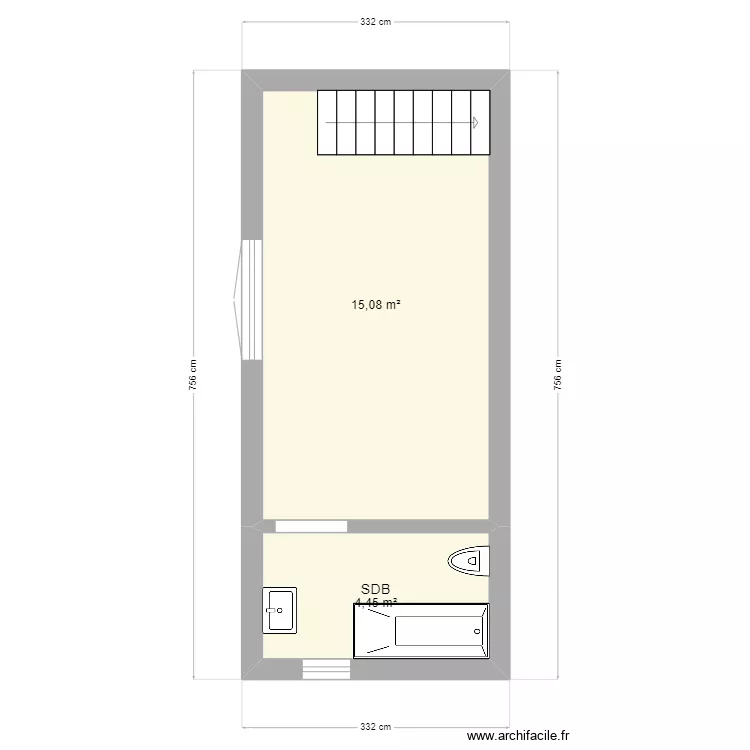 balducchi rdc. Plan de 