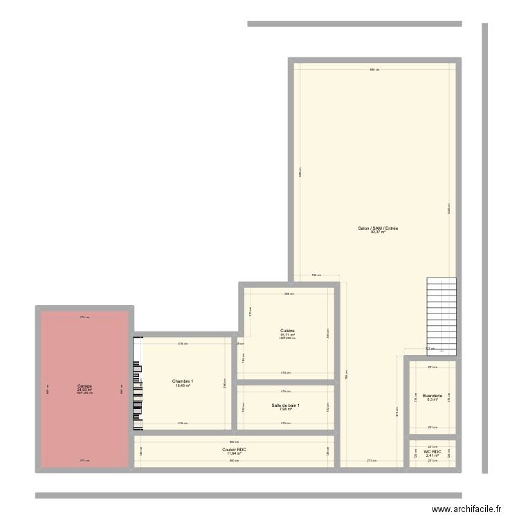 MaisonRUN. Plan de 8 pièces et 178 m2