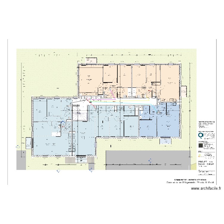 R+1 Lambres lez douai. Plan de 0 pièce et 0 m2