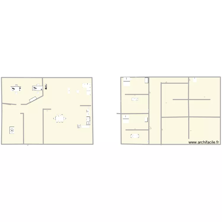 maison. Plan de maison. Plan de