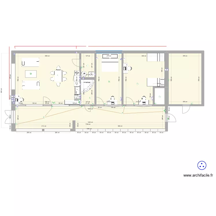 Plomberie final. Plan de 