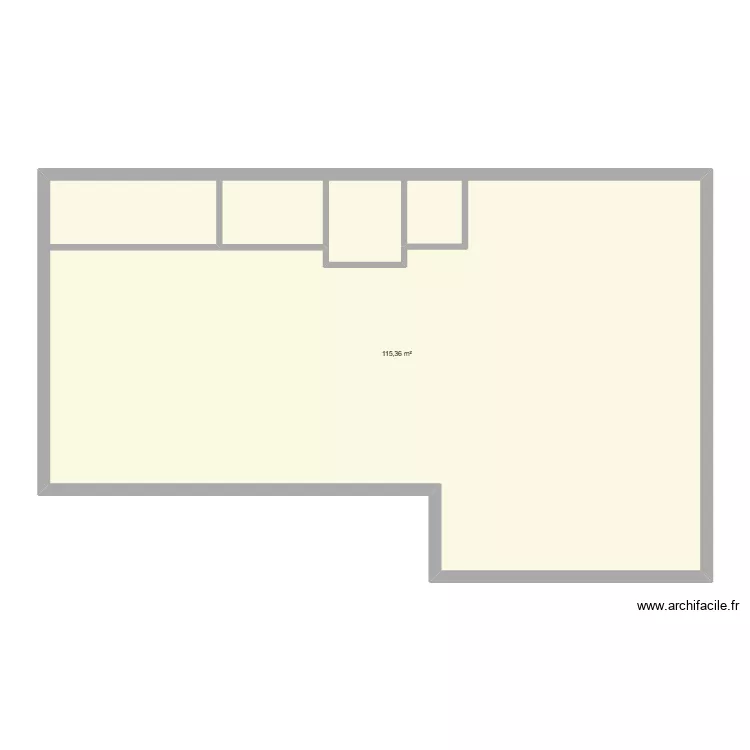 ARGENTINE 2. Plan de 1 Pièce et 115 m² ARGENTINE 2. Plan de 1 Pièce et 115 m²