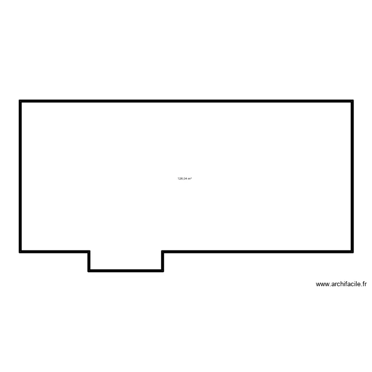 Vedrin 14 2&egrave;me &eacute;tage. Plan de 1  et 126 m²
