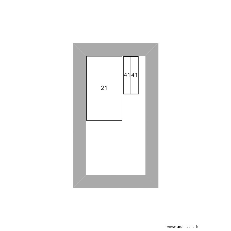 CONTRE PLAQUÉ MERISIER BB/BB 11 PLIS - 2/2. Plan de 1 pièce et 3 m2