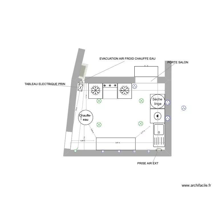 BUAN ALZONNE MATERIEL. Plan de 
