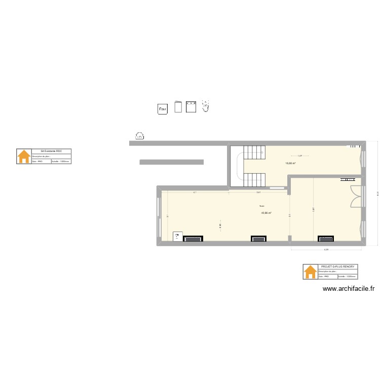 Renory RDC SIT Ex. Plan de 0 pièce et 0 m2 Renory RDC SIT Ex. Plan de 0 pièce et 0 m2