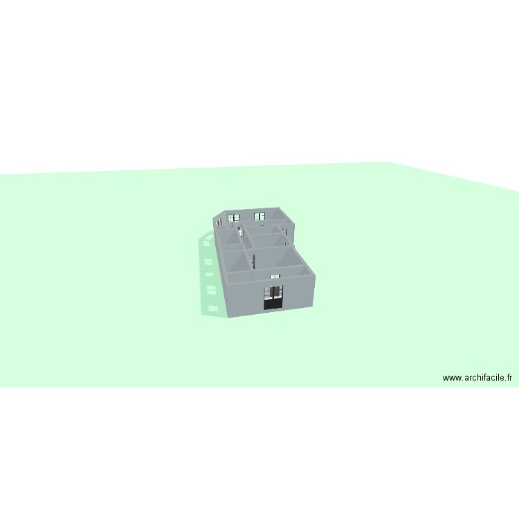 maison. Plan de 12 pièces et 91 m2