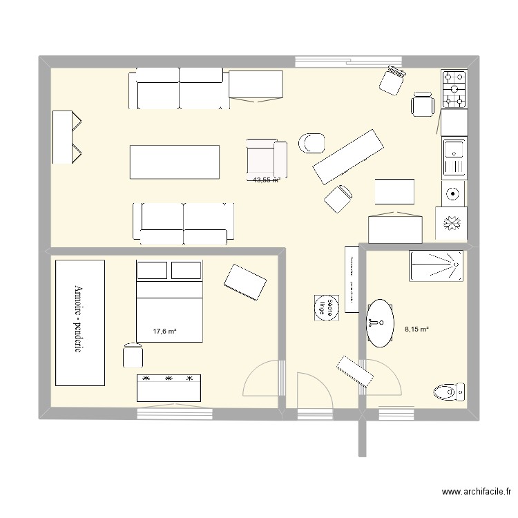 ST IGEAUX. Plan de 0 pièce et 0 m2
