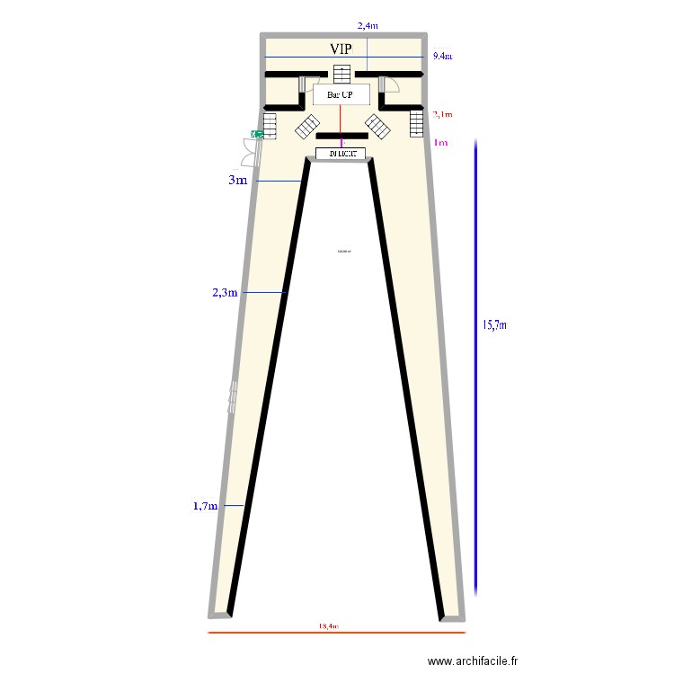 plan up acte 3. Plan de 0 pièce et 0 m2