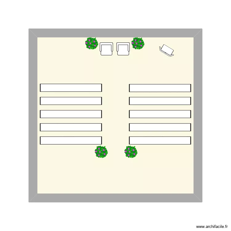 Y&N. Plan de 1 et 23 m² Y&N. Plan de 1 et 23 m²