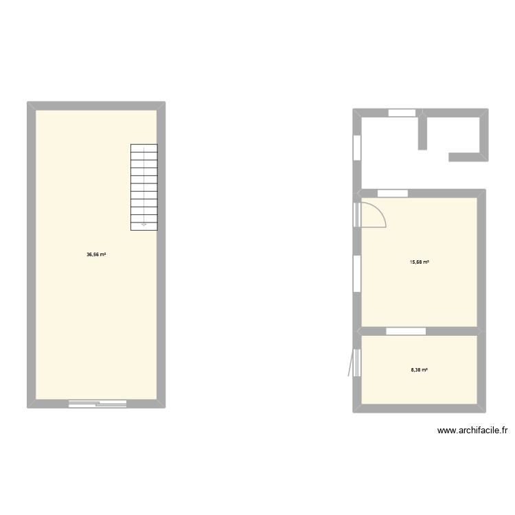 Niveau -1. Plan de 0 pièce et 0 m2