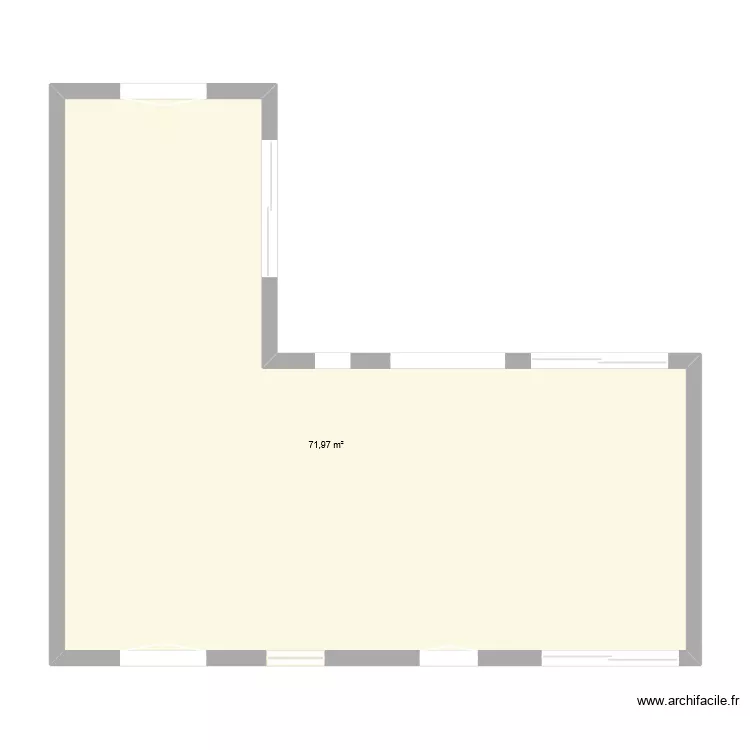 plan RdCh. Plan de 1 Pièce et 72 m² plan RdCh. Plan de 1 Pièce et 72 m²