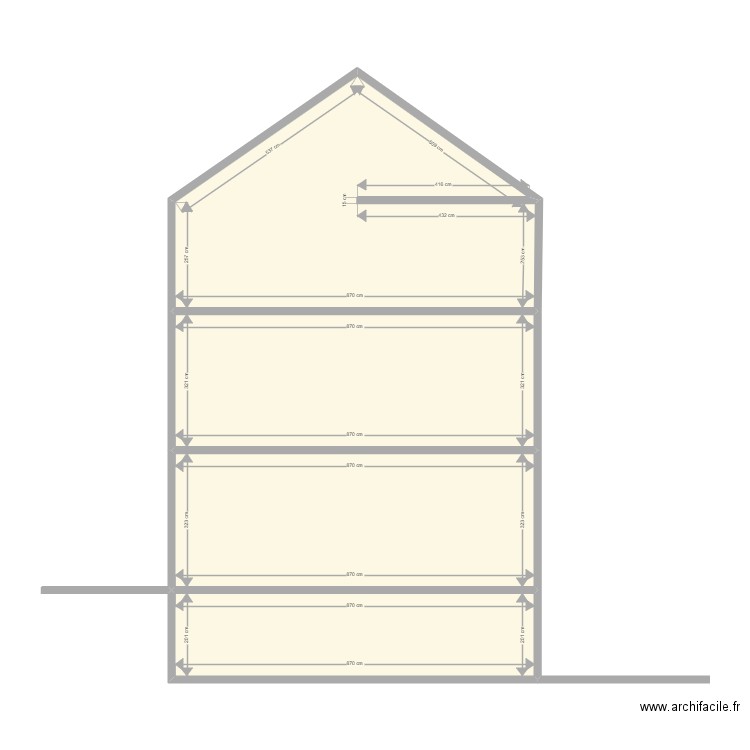 neufchateau. Plan de 4 pièces et 109 m2