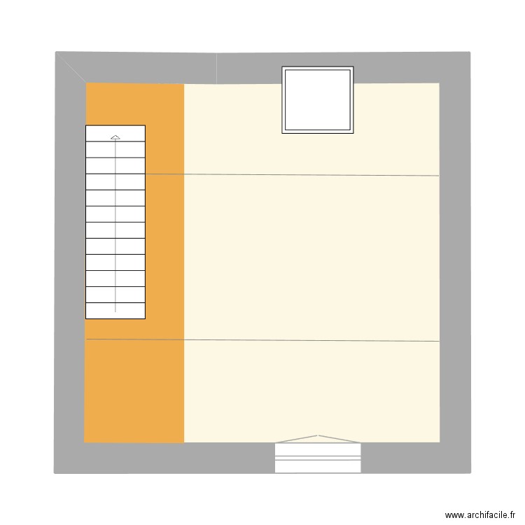 Cruguel ETG v10-Bureau. Plan de 1 pièce et 29 m2