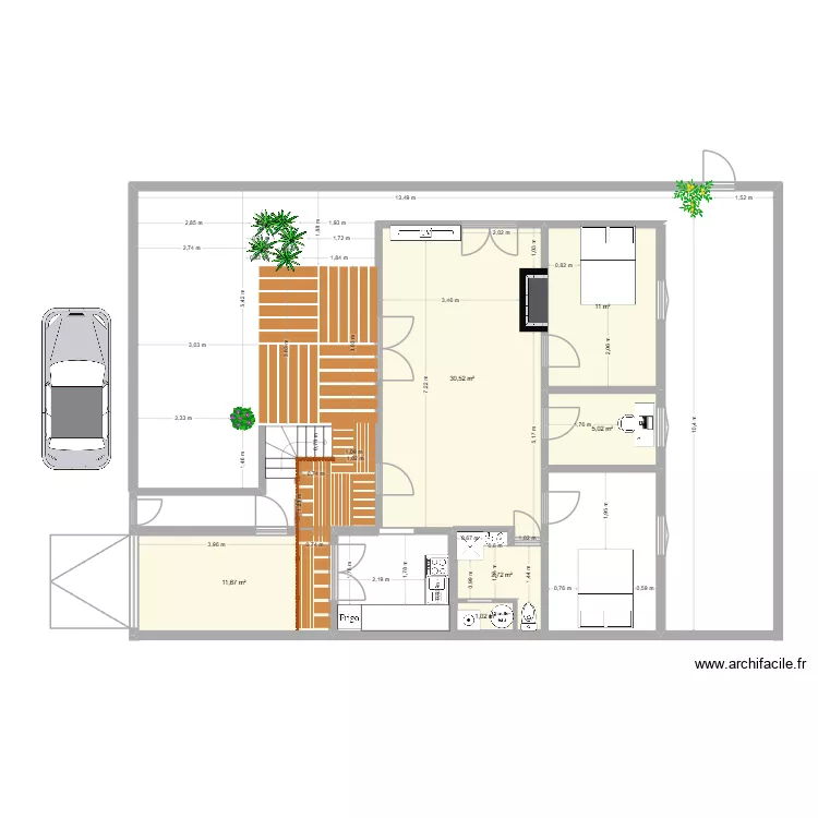 plan maison. Plan de 6 et 63 m² plan maison. Plan de 6 et 63 m²
