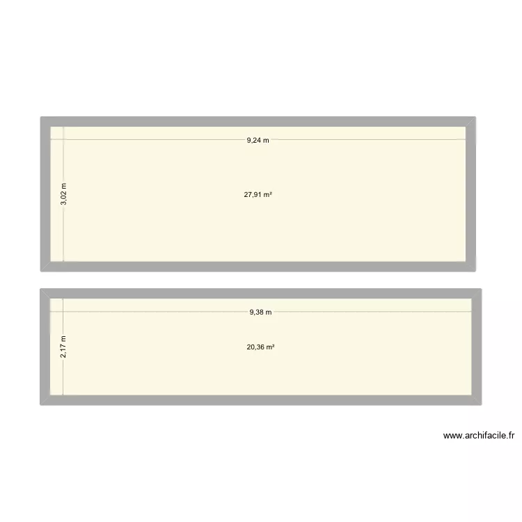 Travaux sylvie. Plan de 