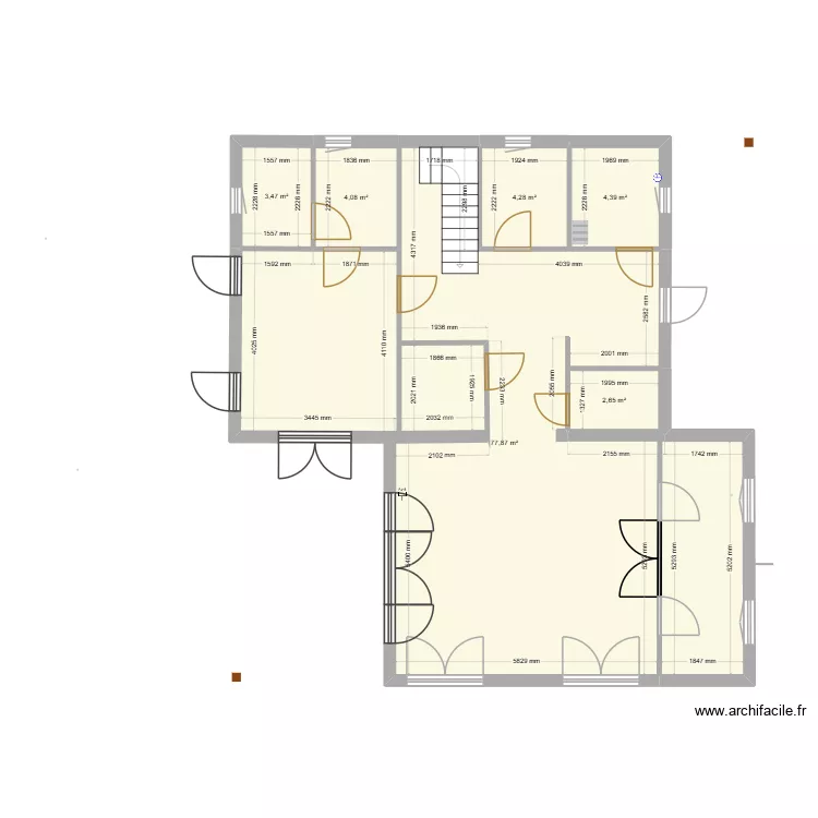 audenge. Plan de 6  et 97 m²
