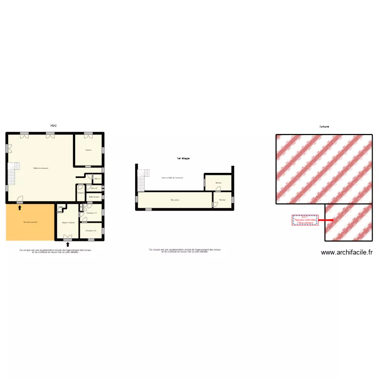59 - PIOLLET & AIT TALLEB. Plan de 