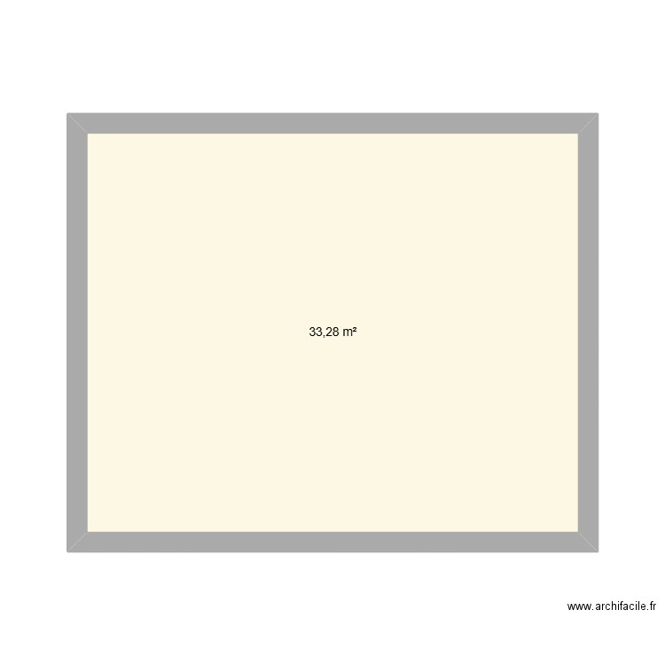 Toit marnes 2. Plan de 1 pièce et 33 m2