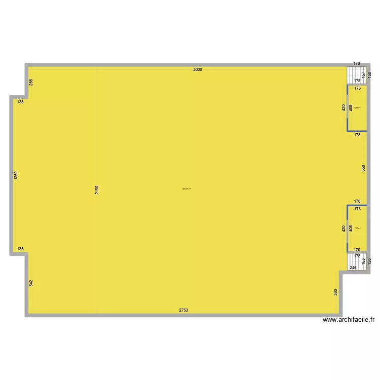 hall sportive 4. Plan de 