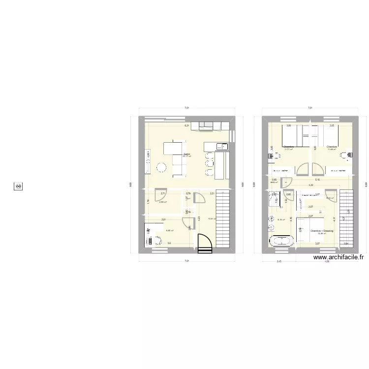 Maison V3 - Meslin. Plan de 0 pièce et 0 m2