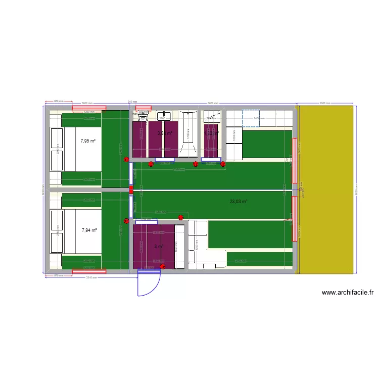 54 Сова ТП. Plan de 