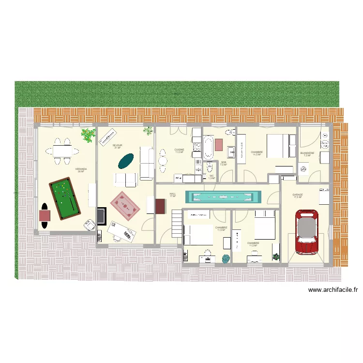 RDC VEDRIN. Plan de 11 et 159 m² RDC VEDRIN. Plan de 11 et 159 m²