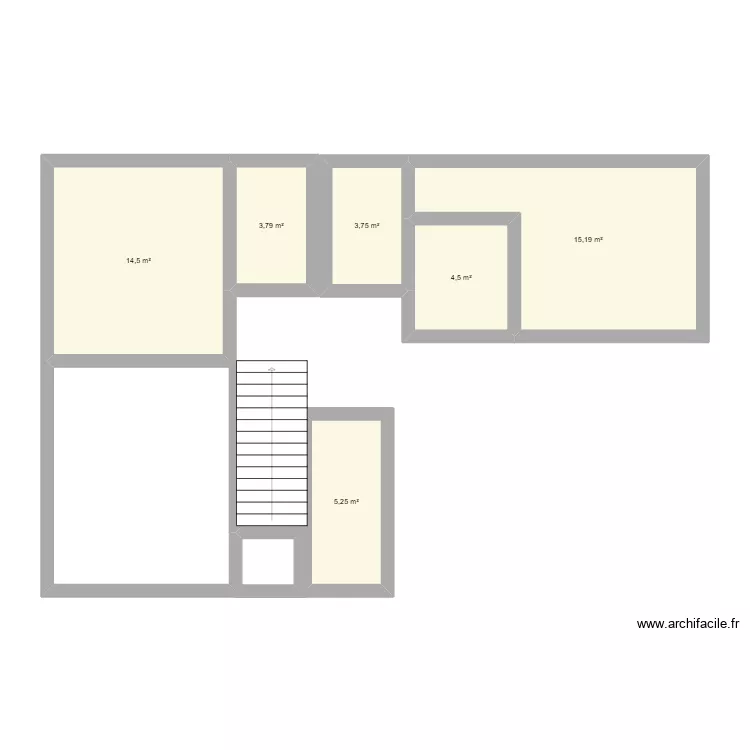 plan. Plan de 6 Pièces et 47 m² plan. Plan de 6 Pièces et 47 m²