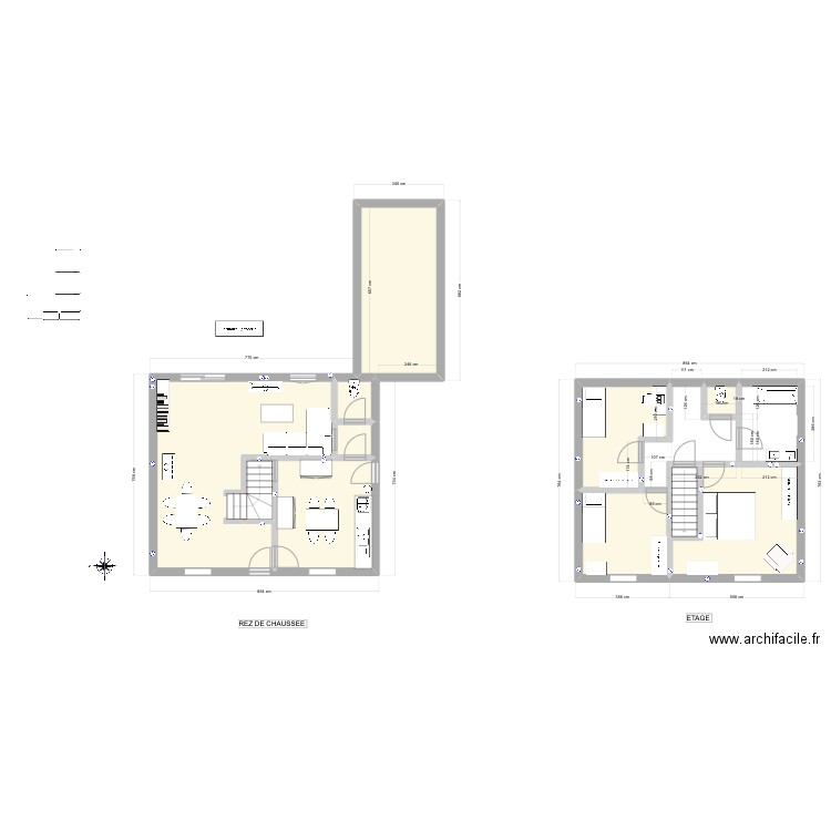 Plan finalisé avec new sdb. Plan de 11 pièces et 113 m2
