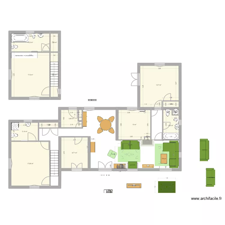 Celles_aménagements rapides_4. Plan de 14 et 98 m² Celles_aménagements rapides_4. Plan de 14 et 98 m²