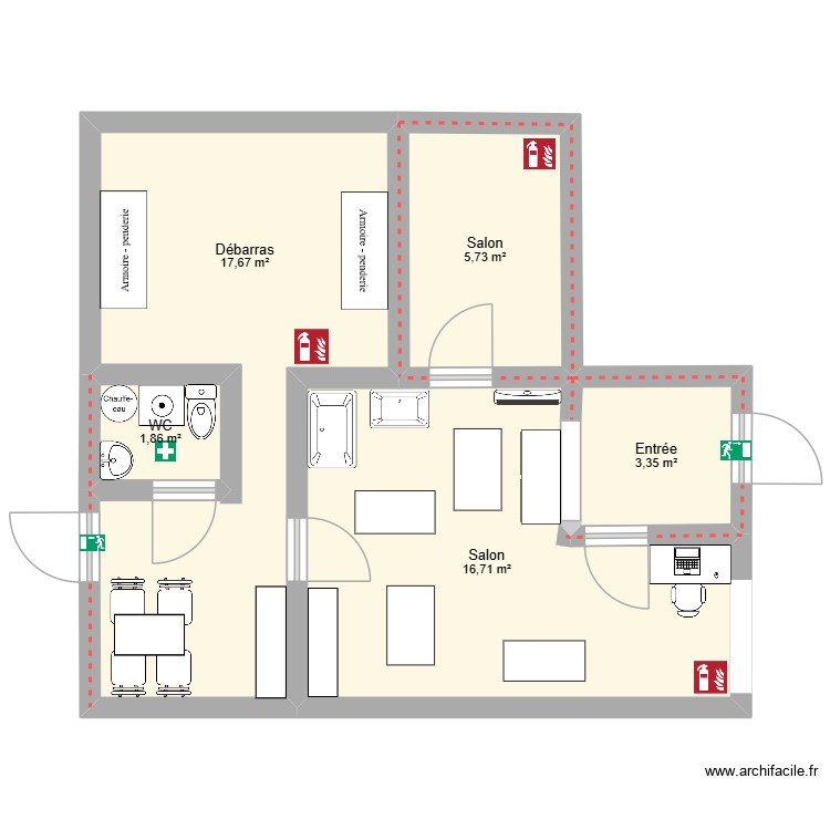 aristochiens chambery. Plan de 0 pièce et 0 m2