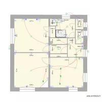 plan maison  sous sol projet 5 toilette