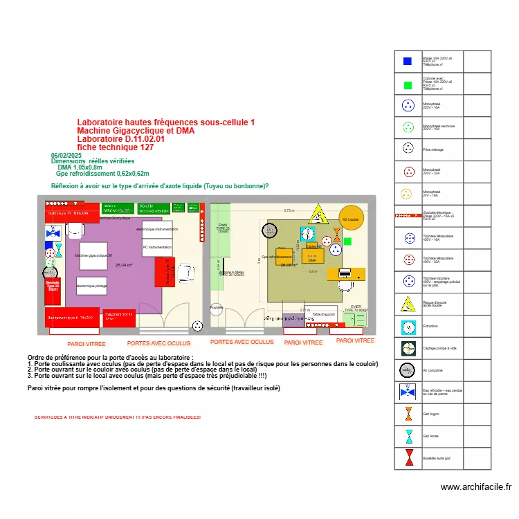 Fiche 127_ Labo hautes fr&eacute;quences sous cellule 1 V2025-03-17. Plan de 