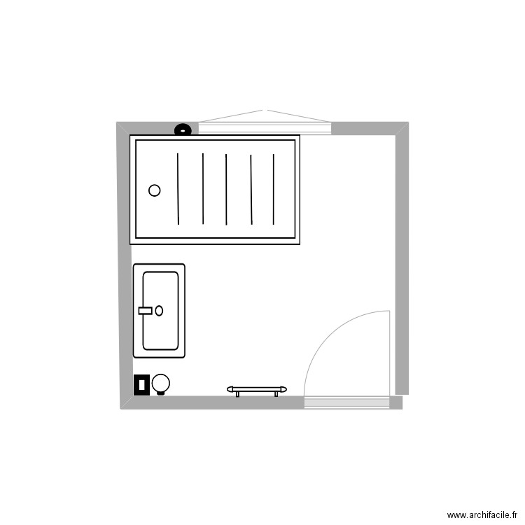 SDB 16. Plan de 0 pièce et 0 m2