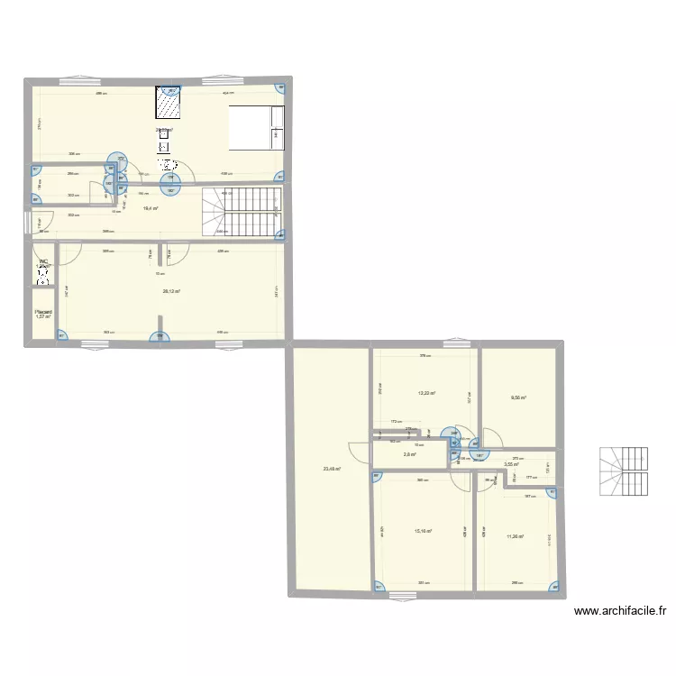 MAISON MAINVILLIERS. Plan de MAISON MAINVILLIERS. Plan de