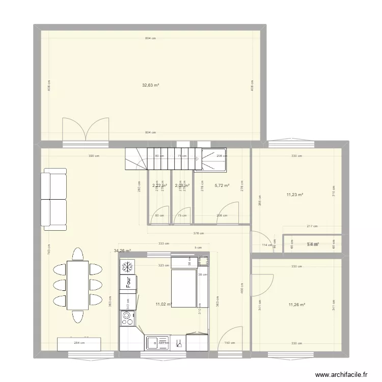 Maison Guy Moquet v2. Plan de 