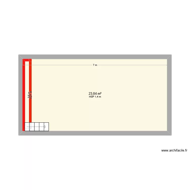PICINE. Plan de 2 et 25 m² PICINE. Plan de 2 et 25 m²