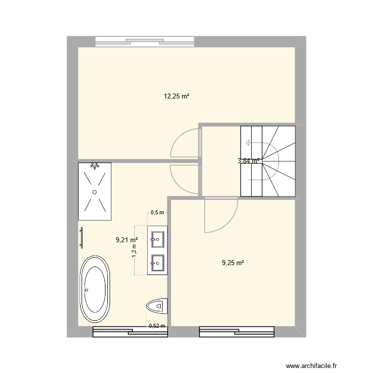 plan 2eme. Plan de 0 pièce et 0 m2