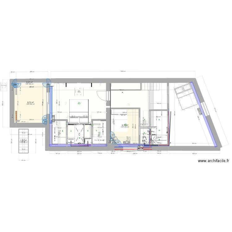 PLAN BLAISE RDC 1ER. Plan de 12 pièces et 83 m2